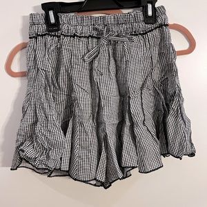 Flared shorts size S